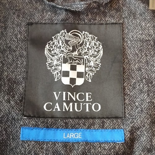 Vince Camuto Men's Jacket Size Large Black Lightweight - Picture 3 of 15