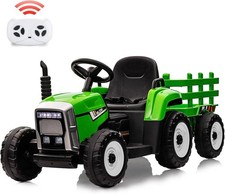 Battery‑powered 12v Kids Tractor W/ Remote,25/35w Motor, Led, Educational Audio