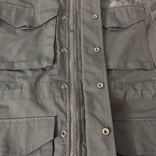 Coach Men's Black Parka M with Removable Hood Winter Casual - Picture 4 of 11