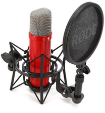 Rode NT1 Signature Series Condenser Microphone with SM6 Shockmount and Pop