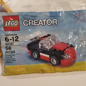 LEGO CREATOR Polybagcar Lot Fast Car 30187 & 30475 Blue Car Stocking Stuffers 