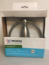 Moen Caldwell Towel Ring - Brushed Nickel - Spot Resist - Y3186BN - NEW  SEALED