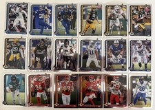 Topps Chrome 2025 NFL American Football 18 Card Lot