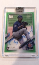 2021 Topps Clearly Authentic Autographs - Brailyn Marquez #CAA-BM Green 17/99 