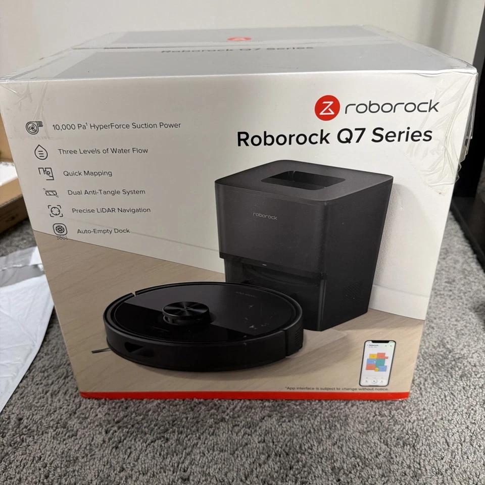 READ roborock q7 m5+ robot vacuum and mop with auto empty dock - Image 2 of 4