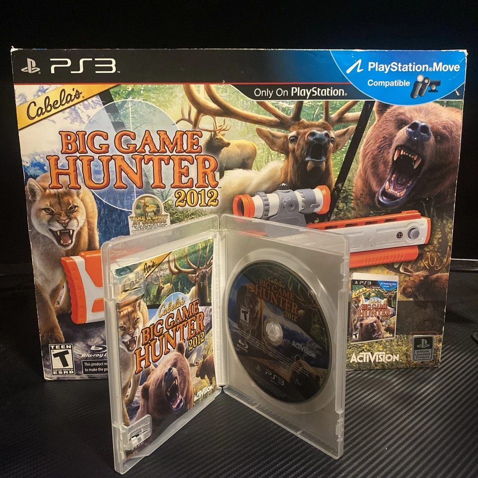 Cabela's Big Game Hunter 2012 (Playstation 3) Gun Receiver And Sensor With Game  - Image 3 of 4