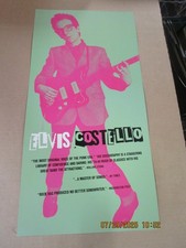 ELVIS COSTELLO Catalog Remasters 2X Sided Promo Flat New! Unused! 2007 Hip-o