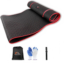 Upgraded Rolling Creeper Mat for Mechanics, 60 X 28 In, Red