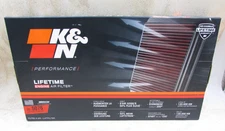K&N 33-5076 High-Flow Original Lifetime Engine Air Filter, Increase Power