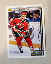 #406 Scott Niedermayer 1992 Upper Deck Star Rookie New Jersey Devils