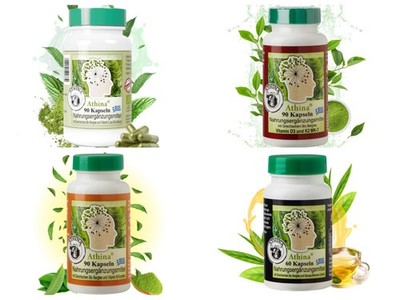 Athina  Griechisches Eisenkraut Bergtee Premium Komplex   4 Produkte Set