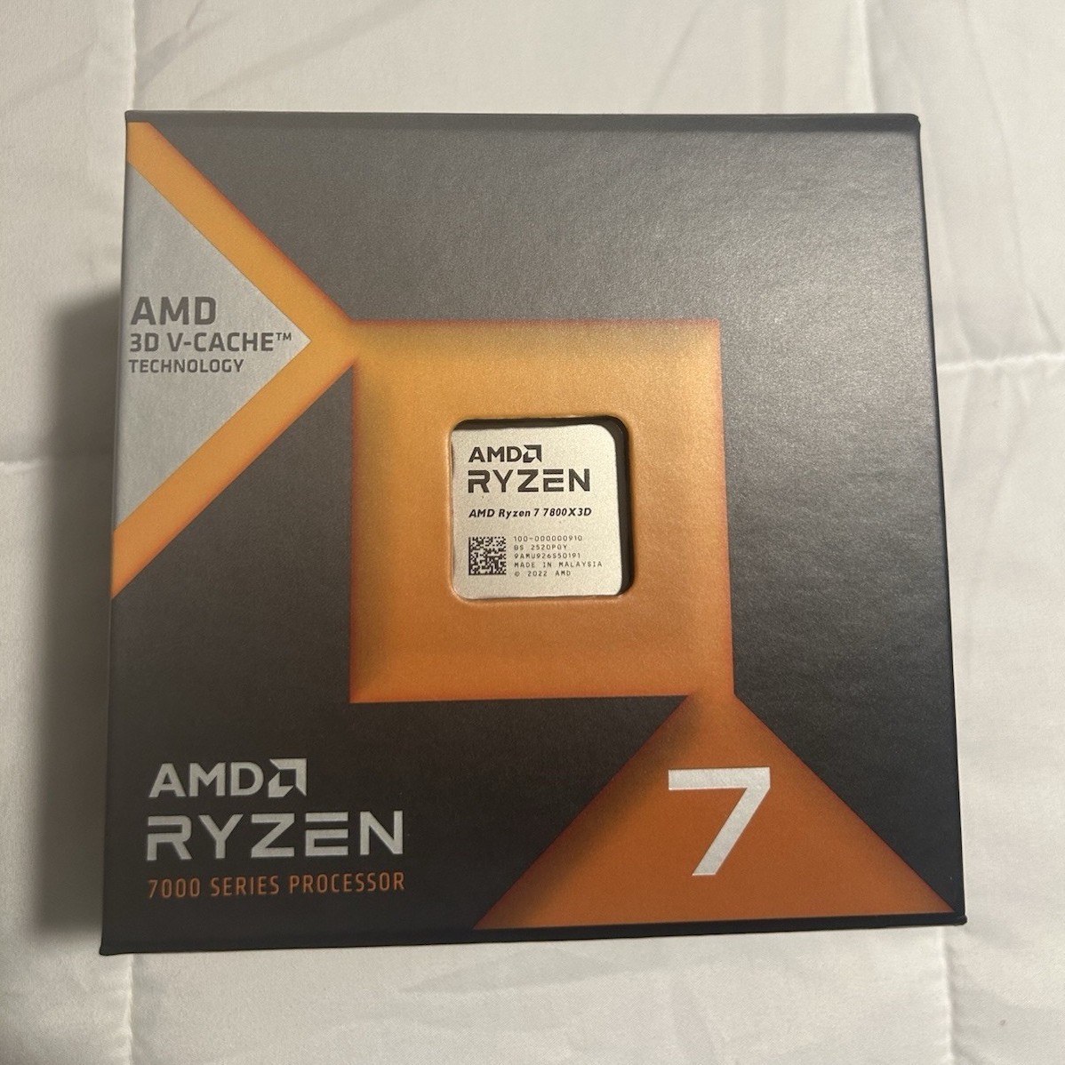 AMD Ryzen 7 7800X3D 7000 Series Processor 3D V-Cache Technology | eBay