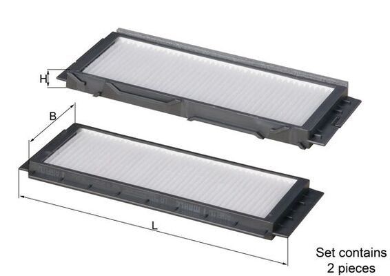 Mahle Filter, Innenraumluft LA 501/S FüR Mazda-image