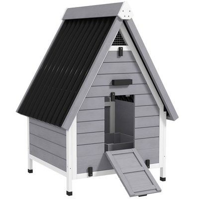 #ad Chicken Coop Outdoor Wooden Chicken House for 2 Chickens $134.99