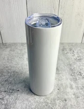 Sublimation STRAIGHT SKINNY TUMBLER 20 oz Stainless Steel New!