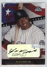 2002 Donruss Studio Private Signings 233/250 Juan Uribe #171 Auto mp7