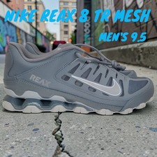 Nike Reax 8 TR Mesh 621716-010 Wolf Grey Cross training Athletic Shoes Mens 9.5