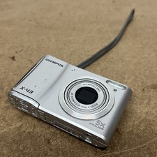 Olympus X-43 Digital Camera Silver 5x Optical Zoom Untested