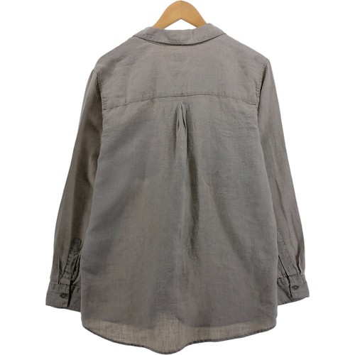 Vintage 90'S-00'S Calvin Klein JEANS open collar long sleeve linen shirt men... - Picture 2 of 6