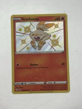 Scorbunny (SV015/SV122) Baby Shiny Holo Shining Fates Pokemon Card - NM