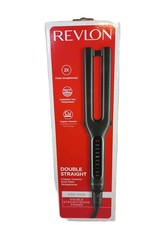 Plancha de pelo Revlon doble recta cobre cerámica doble placa plancha