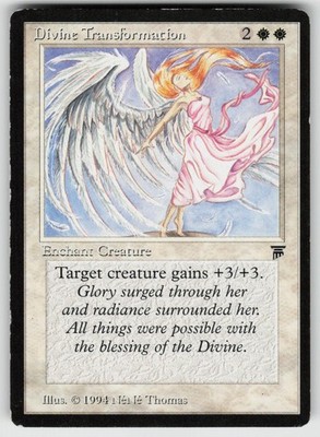 Divine Transformation Legends Rare MAGIC: THE GATHERING