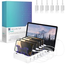 Charging Station for Multiple Devices   6-Port USB Charging Dock for  Android