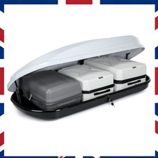 Gearzaar Car Roof Top Box Hard Top Dual Open side Roof Storage Box 75KG Capacity
