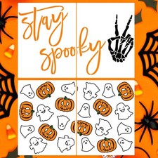 Halloween Stencils for Door Mats Doormat 27"x17"
