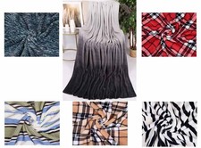 Betz Kuscheldecke Fleecedecke, Wohndecke Warm Weich, Sofadecke 150x200cm Modena