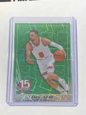 ZACH LAVINE kings 2025 Leaf 15th NSCC Anniversary '90 Laser Green 1/6 (Y)