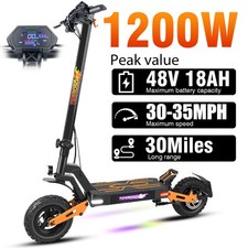 Foldable Electric Scooter for Adults 1200W 11"Off Road Tires UL 2272 Certified