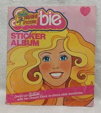 Panini Vintage Barbie Sticker Album 1983 with Stickers