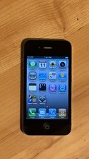 Apple iPhone 4 A1332 16GB Black and Silver Bezel - Used Condition - Working