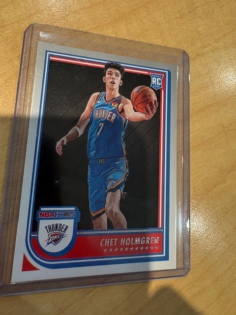 2022-23 Panini Hoops Chet Holmgren RC #232 - Oklahoma City Thunder