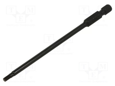 HEX 3mm Bit Befestigung: 1/4'' (E6,3mm) Sechskant L. ges: 110mm