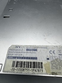 PlayStation 2 PS2 Slim Silver SCPH-75004 PAL Console Only CLEANED & TESTED