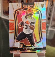 Panini 2025 Select Football Premier Level Prizm Tahj Brooks RC Bengals #158