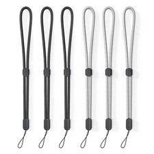 Adjustable Nylon Wrist Strap Lanyard 6 Pack for GoPro, Camera, Keys, Phone