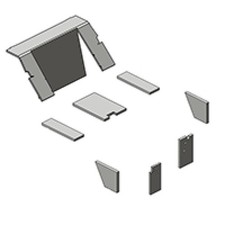 C86w Western Design Cab Foam Kit Fits Case-ih Tractor Models 886 986