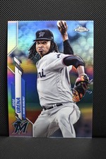 2020 Topps Chrome - Jose Urena #185 Refractor Marlins