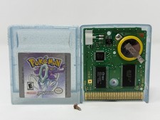 Pokemon Crystal (Nintendo Gameboy Color) GBC Authentic New Battery