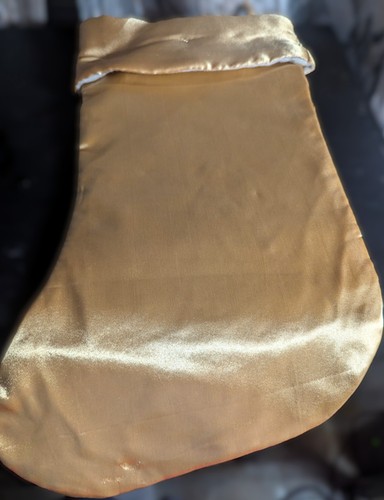🎄Stocking Up on Sparkle! Set 3 Shiny Christmas Stockings - R/G/Y Poinsettia NEW - Picture 8 of 8
