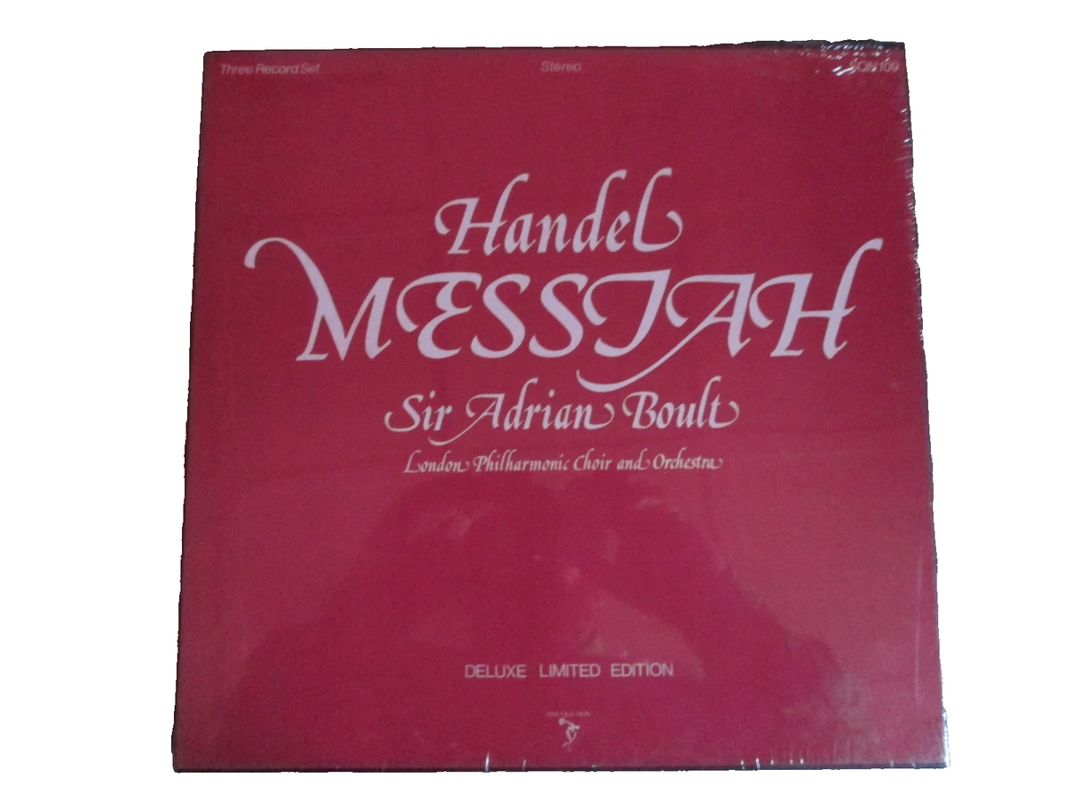 Handel Messiah Indiana Vinyl Records for sale - eBay
