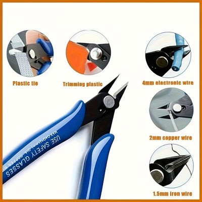 Electronic Precision Pliers - Multi-Functional Cutters for Electronics & DIY