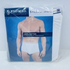 JC Penney Stafford New 5 Pack Full Cut Briefs...