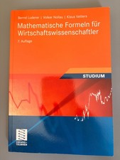 Mathematische Formeln für Wirtschaftswissens...