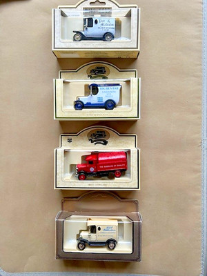 Lledo Werbe Vintage Modelle 4x Diecast Fahrzeuge Konvolut