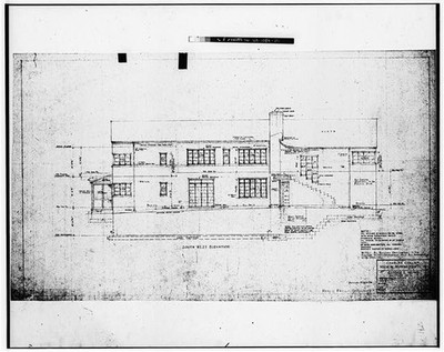 20. Photocopy blackline print possession Mrs. William L. Reno. Original drawing