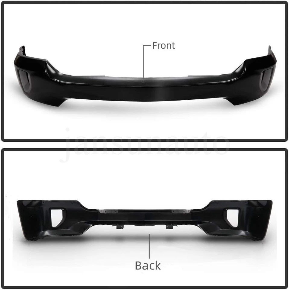 Front Bumper Face Bar Body Kit Black Fit For 2016-2019 Chevy Silverado 1500 Foto 3 de 4